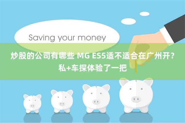 炒股的公司有哪些 MG ES5适不适合在广州开？私+车探体验了一把